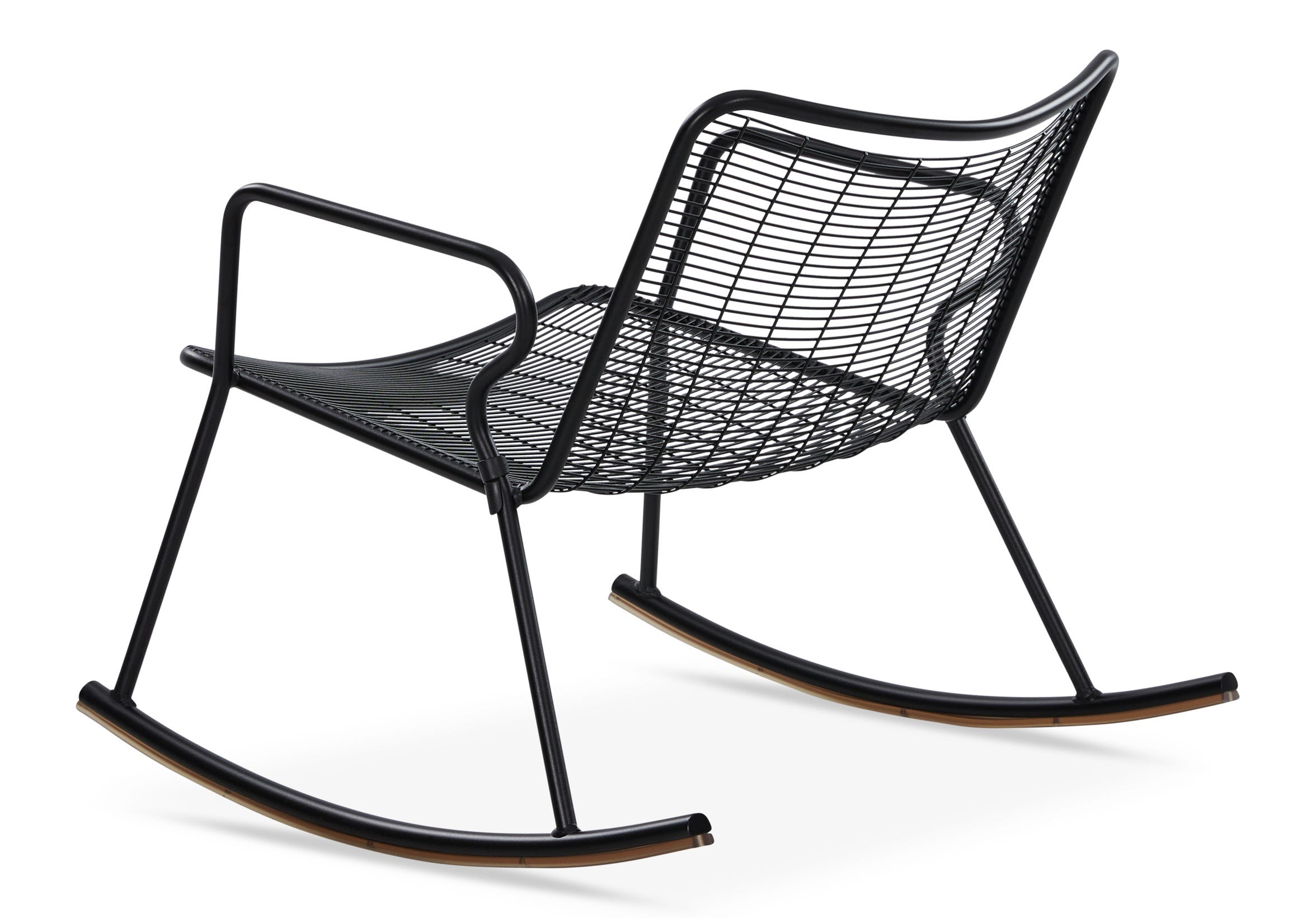 Roma Outdoor Metal Rocking Chair Jardin de Ville
