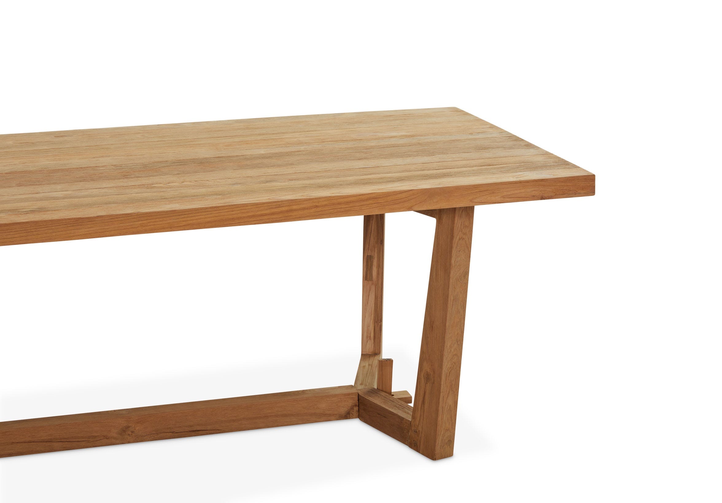 Outdoor timber dining table sales