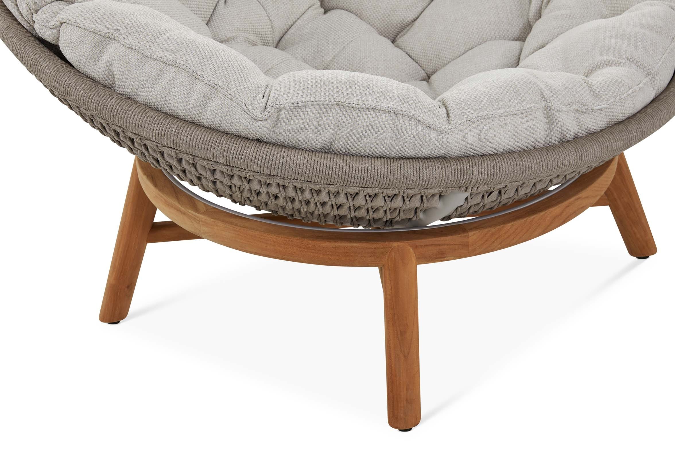 Sandua Outdoor Rope Papasan Chair by Manutti Jardin de Ville