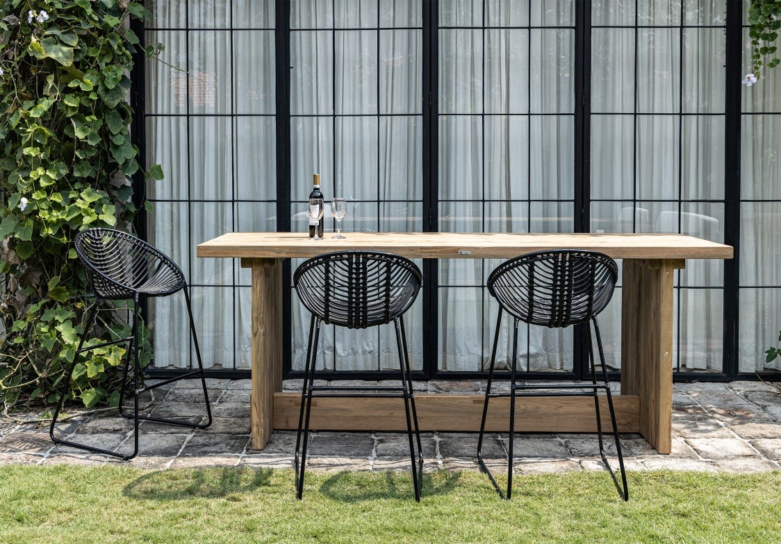 Alexi Outdoor Counter Height Dining Table Jardin de Ville